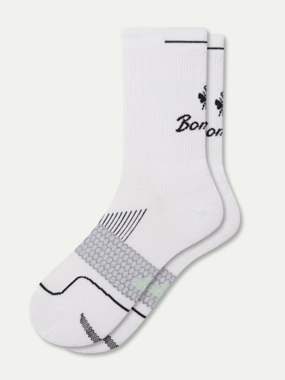 BOMBAS Men's Run Cotton Blend Half Calf Socks - Performance Running - XL - NWT